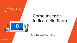 Corso Word 2020  Come inserire indice delle figure [upl. by Neelehtak]