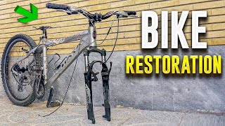 INCREDIBLE Bicycle RESTORATION Transforming A Trash Bike Into A BLAST Mountain Bike [upl. by Barnum]