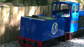 Trip to the Frimley Lodge Miniature Railway [upl. by Trauts795]