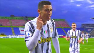 When Cristiano Ronaldo scored his Second Hattrick in Italian Football [upl. by Adlay]