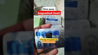 Aragwadhadi Kwath Tablets giveaway Aragwadhadi Ayurveda [upl. by Heim]