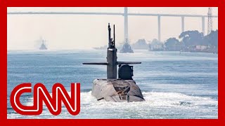 In rare announcement US says guided missile sub has arrived in Middle East [upl. by Aivle]