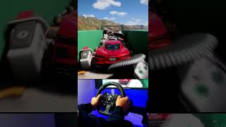 Which car can reach the finish line forzahorizon5 simulator shorts gaming automobile [upl. by Tatiana]