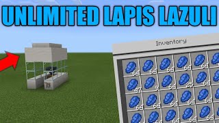 How to make unlimited lapis lazuli farm in Minecraft [upl. by Oballa]