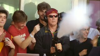 Will Ferrell amp son Magnus Ferrell DJ at USC Sigma Alpha Mu Frat Party [upl. by Ahsuoj]