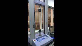 ASTM D882  Tensile Testing  Plastic Sheeting  Shimadzu Autograph Machine With Pneumatic Grips [upl. by Bisset367]