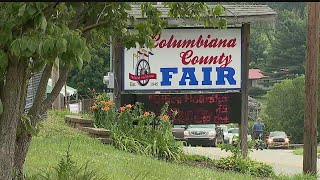 Columbiana County fair preps slow but sure in heat [upl. by Llaccm]