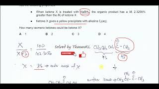 970111MJ24Q34 Cambridge International AS Level Chemistry MayJune 2024 Paper 11 Q34 [upl. by Huey112]