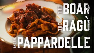 The Origins of PAPPARDELLE AL CINGHIALE  Tuscan Family Heirloom Recipe [upl. by Nnazus]