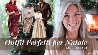 Outfit per Natale  Cosa indossare a Natale  Cosa mi metto a Natale lucidellart christmasoutfit [upl. by Rosol737]