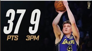 Dalton Knecht Matches NBA Record In CareerHigh Performance 37 points 9 3PM 🏆🔥 November 19 2024 [upl. by Gunar]