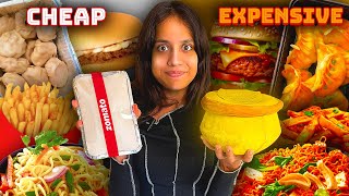 EXTREME Cheap VS Expensive Food Challenge 😱😱 [upl. by Nus]