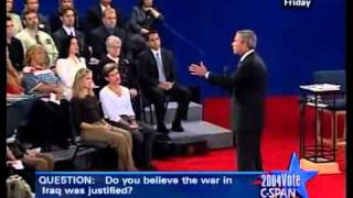 2004 2nd Presidential Debate Part 1 [upl. by Jewett]