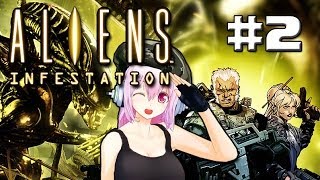 Aliens Infestation 2  Save the female space marines The Gaming Ground [upl. by Adnohs]