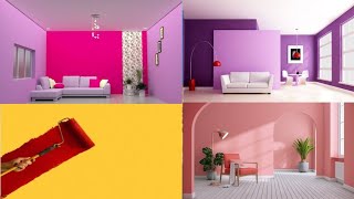 Distemper Paint On Wall  Bedroom Color combination  wall paint ideas  asian paints  room colour [upl. by Nosna382]