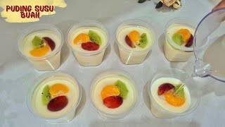 Resep Puding Susu Buah Segar [upl. by Graner745]