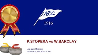 🥌 NCC League Ramsay  PSTOPERA vs WBARCLAY [upl. by Eissirk]