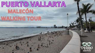 PUERTO VALLARTA MALECÓN WALKING TOUR [upl. by Narok103]