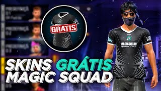 CAMISA MAGIC SQUAD GRÁTIS • MELHORES COMBINAÇÕES DE ROUPAS NO FREE FIRE [upl. by Ecaroh833]