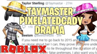 Taymaster and PixelatedCandy Roblox DRAMA [upl. by Naivat]