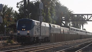 Railfanning in Fullerton CA  July 2024 [upl. by Macdonell]