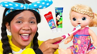 Brush Your Teeth Song Nursery Rhymes for Kids 8 [upl. by Oirazan761]