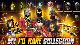 Finally My 81 Level Id Collection Revealed  AII RARE ITEMS 🥵😎 freefire trending vasugamer [upl. by Yornek551]