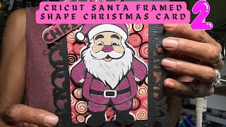 2024 2 CRICUT Santa Christmas Card [upl. by Gisella]