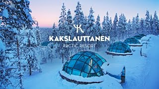 OFFICIAL  Kakslauttanen Arctic Resort in wintertime [upl. by Emilie]