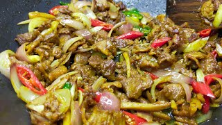 Daging Goreng Kunyit Berkicap Mudah Confirmlah Sedap [upl. by Tiduj371]