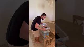 DOES ANYONE ELSE WASH THEIR LEGOS 😅 vlogging vlog cleaning clean dad parents viral trending [upl. by Bijan]