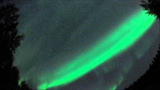 Northern lights over Fairbanks Alaska September 18 2012 [upl. by Hillari]