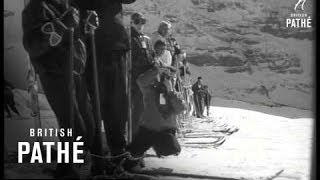 Skiing  Lauberhornrennen In Grindenwald And Wengen 1961 [upl. by Elad]