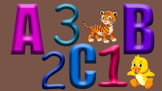 Abc amp 123 Learning Videos  Preschool Learning Videos for 3 year Olds  Number Song amp Abc song [upl. by Pren]