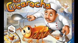 La Cucaracha  Kakerlakak  Bugs in the Kitchen  Board Game ASMR [upl. by Assir]