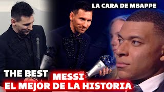 🚨HISTÓRICO MESSI GANADOR del THE BEST 2023 y es el mejor de la historia  LA CARA DE MBAPPE [upl. by Yhotmit]