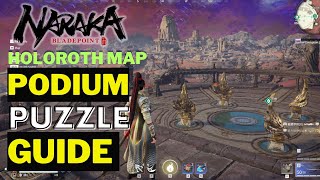 Holoroth Map How to Solve Salvation Podium Puzzle in Naraka Bladepoint [upl. by Cad99]