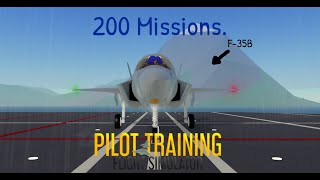 200 Missions  Pilot Training Flight Simulator Roblox [upl. by Dugas]