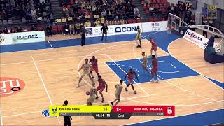 LNBM Getica 95 20242025 BC CSU Sibiu  CSM CSU Oradea [upl. by Thomson]