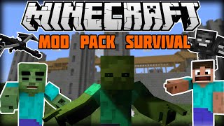 Minecraft  Pack de Mods Survival 18 minecraft [upl. by Eyahsal]