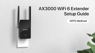 BrosTrend AX3000 WiFi 6 Extender Setup Guide WPS Method [upl. by Anawk367]