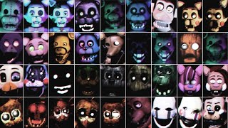 FAZBEAR FANVERSE ALL JUMPSCARES [upl. by Kcirdet640]