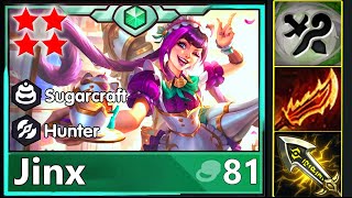 Worlds First 81Cost 4Star Jinx ⭐⭐⭐⭐ ft 9 Multistriker [upl. by Gavrielle657]