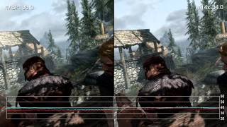 Retina Macbook Pro vs Alienware M14x Skyrim [upl. by Helene386]