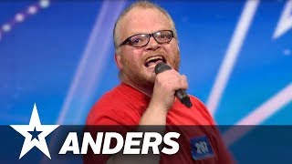 Anders I Danmark har talent 2018 I Audition 2 [upl. by Kari]