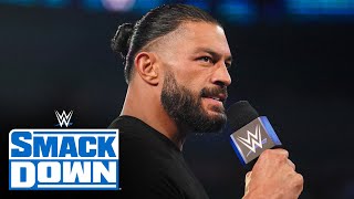 Roman Reigns makes a powerful statement en route to WrestleMania SmackDown March 4 2022 [upl. by Okoyk]