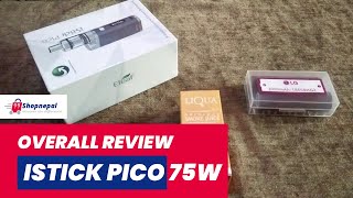 Eleaf iStick Pico 75W TC Starter Kit Our Full Review [upl. by Meela]