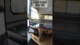 2023 Aliner Classic Permanent Bed A Frame Travel Trailer Tour  Beckleys RVs [upl. by Ahsika]