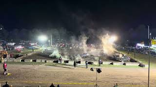 Renfrew fair demolition derby 8 cylinder heat 2024 [upl. by Demmahom]