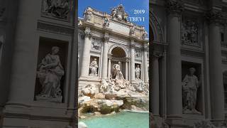 Fontana di Trevi Roma Italia August 2019 fontanaditrevi bésamemucho rome italy [upl. by Scharaga77]